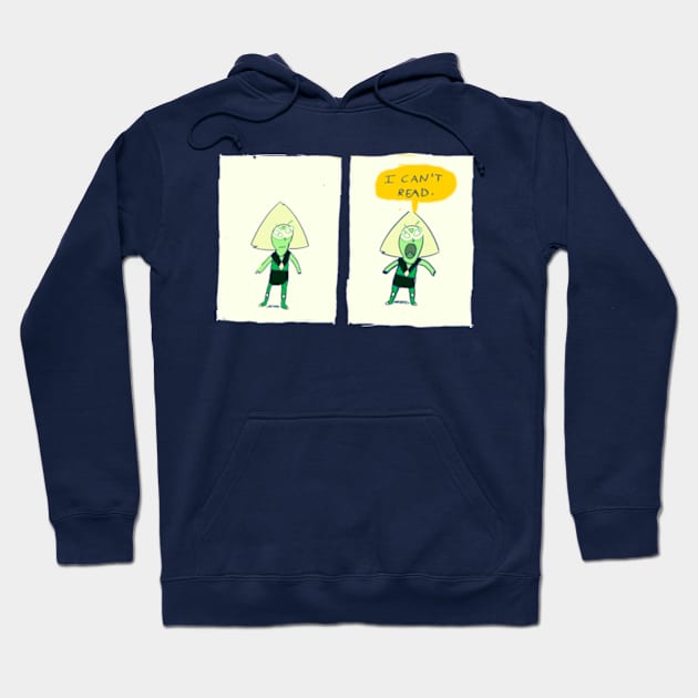 Illiterate Alien Hoodie by tastelesssandwiches